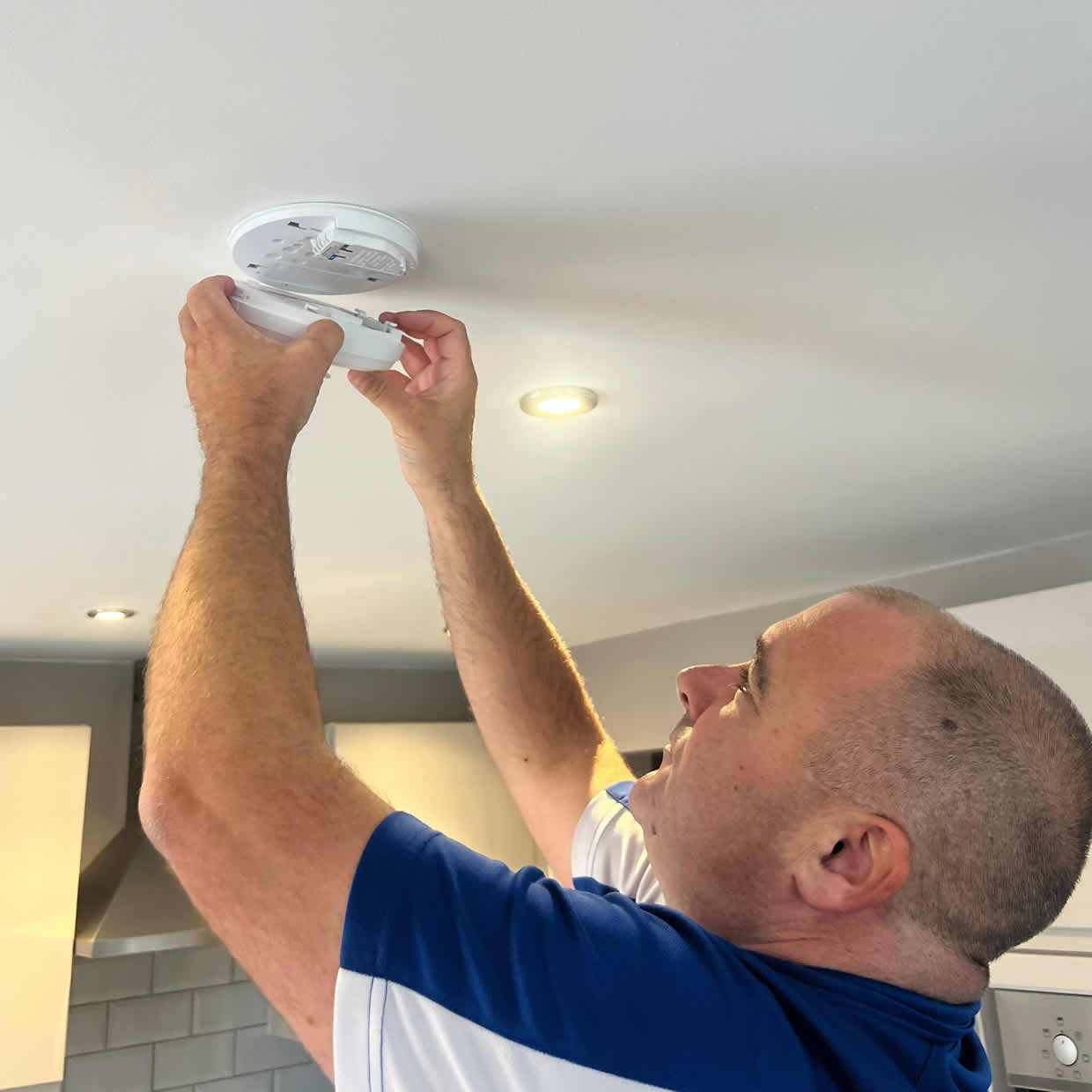 Professional smoke and heat alarm installation in Epsom